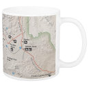 Joshua Tree National Park map mug