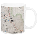 Joshua Tree National Park map mug