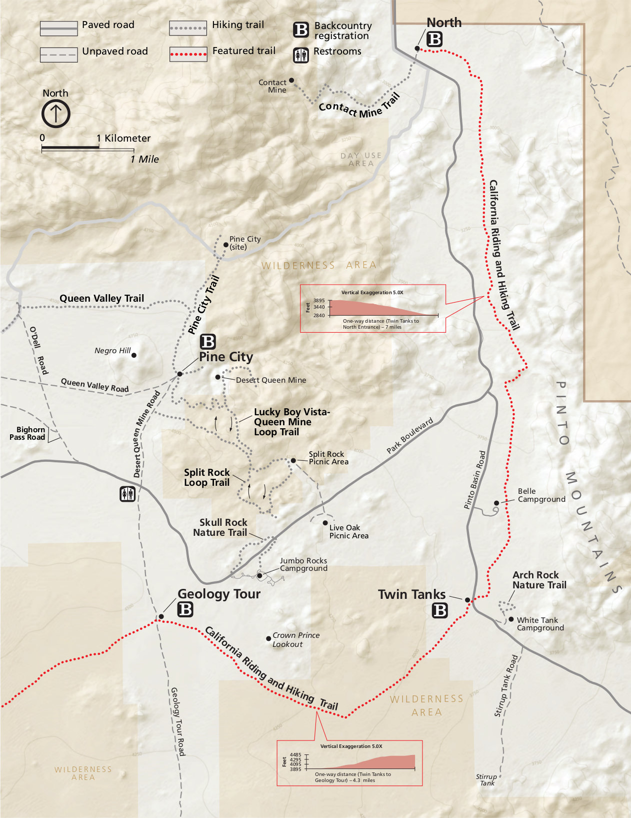 26 Joshua Tree Trails Map Maps Online For You