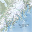 Kenai Fjords map
