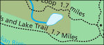 Lake Clark Tanalian Trails map