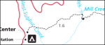 Lassen Mill Creek Falls trail map