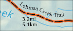 Lehman Creek Trail map