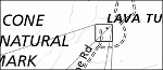 Mojave Lave Tube trail map