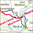 Mormon Trail map