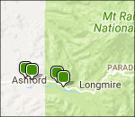 Interactive Mount Raineir lodging map