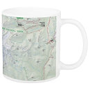 Mount Rainier National Park map mug