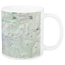 Mount Rainier National Park map mug