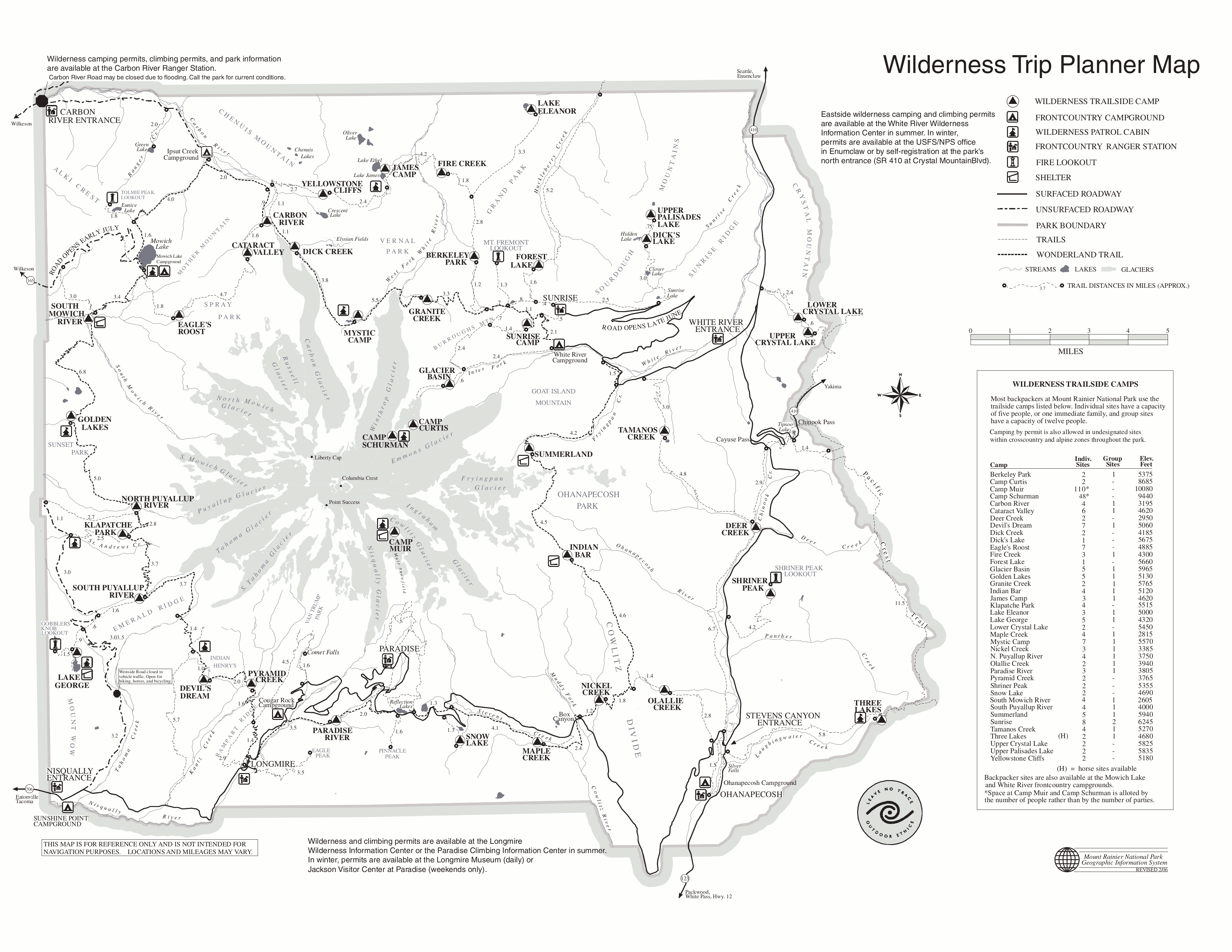 Mount Rainier Maps NPMaps Just Free Maps Period 