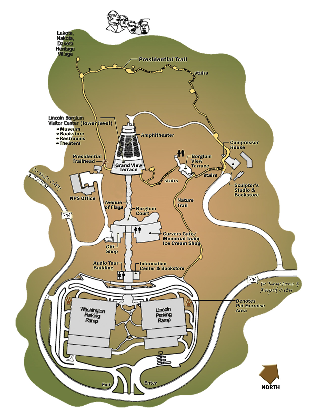 Mount Rushmore Maps Just Free Maps Period 4429