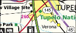 Natchez Trace map