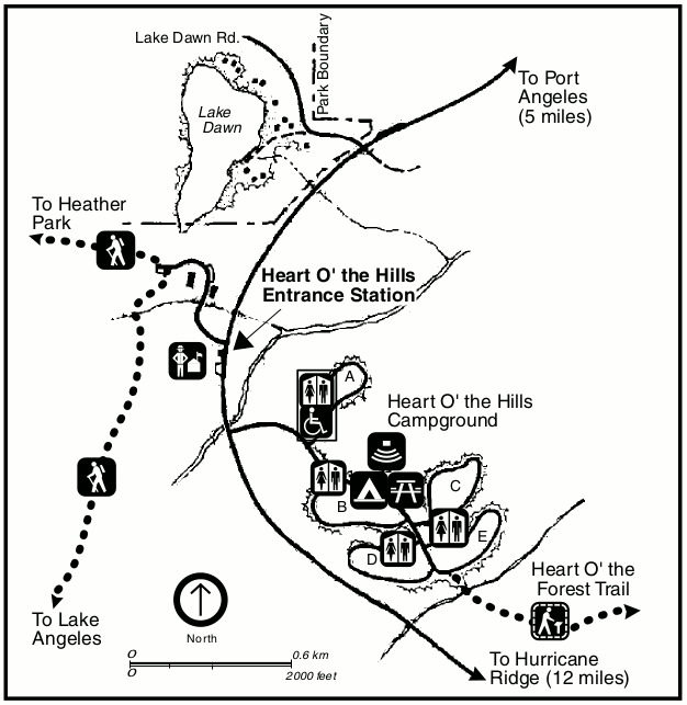 olympic mountains trail map