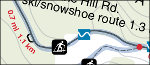 Olympic Hurricane Ridge winter map