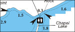 Chapel Basin trail map