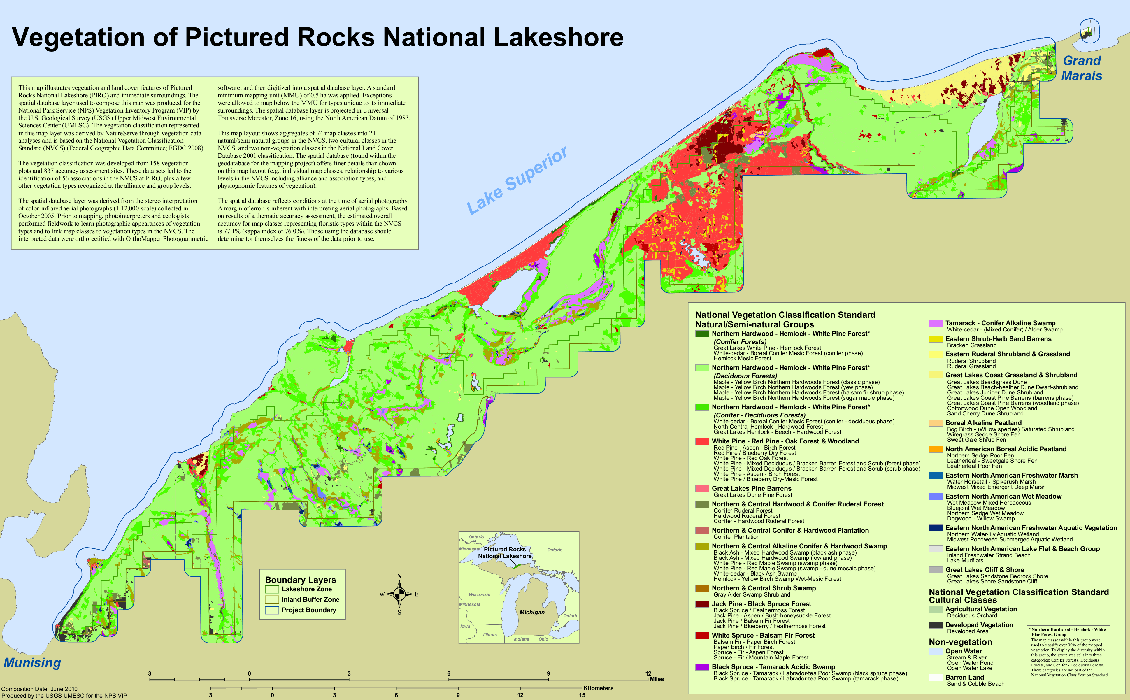 Pictured Rocks Mileage Chart