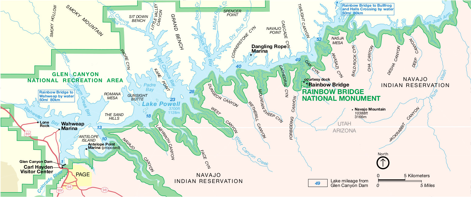 Lake Powell Boating Charts