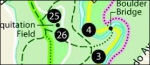 Rock Creek bike trails map