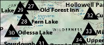 Rocky Mountain National Park backcountry campsite map