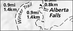 Bear Lake winter trail map
