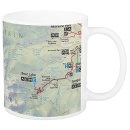 Rocky Mountain National Park map mug