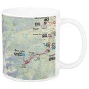 Rocky Mountain National Park map mug