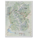 Rocky Mountain National Park map poster