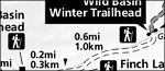 Wild Basin winter trail map