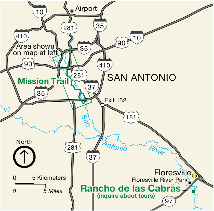 San Antonio Missions Maps  NPMaps.com - just free maps, period.