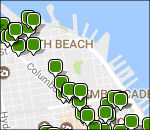 Interactive San Francisco lodging map