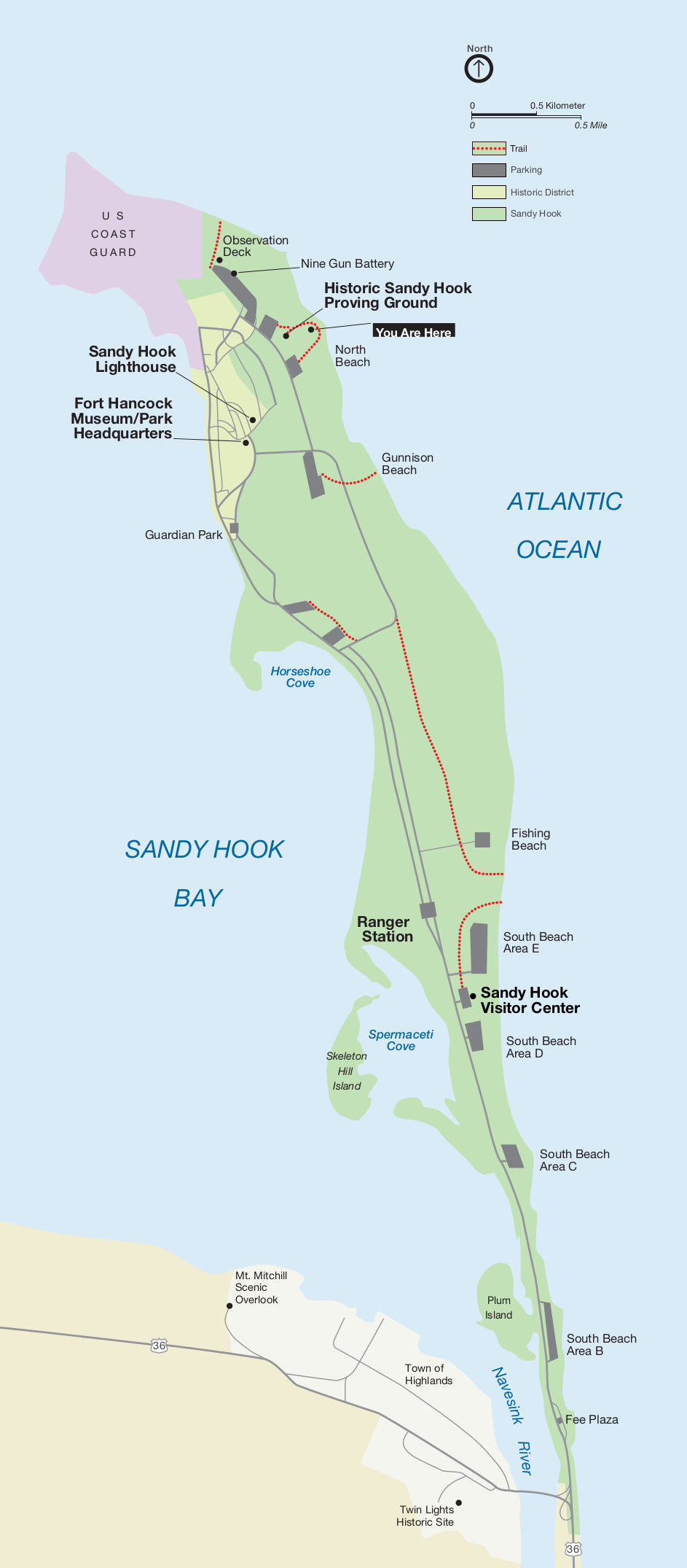 Gateway NRA Sandy Hook Unit Fort Hancock Visitor Center 