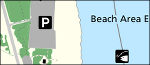 Sandy Hook south fishing map