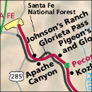 Santa Fe Trail map