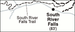Shenandoah National Park Lewis Mountain trail map thumbnail