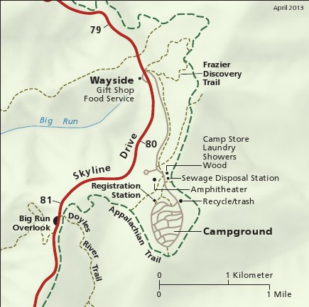 shenandoah park map