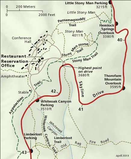 Shenandoah National Park Line Map Insulated Water Bottle