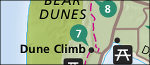 Sleeping Bear Dunes map