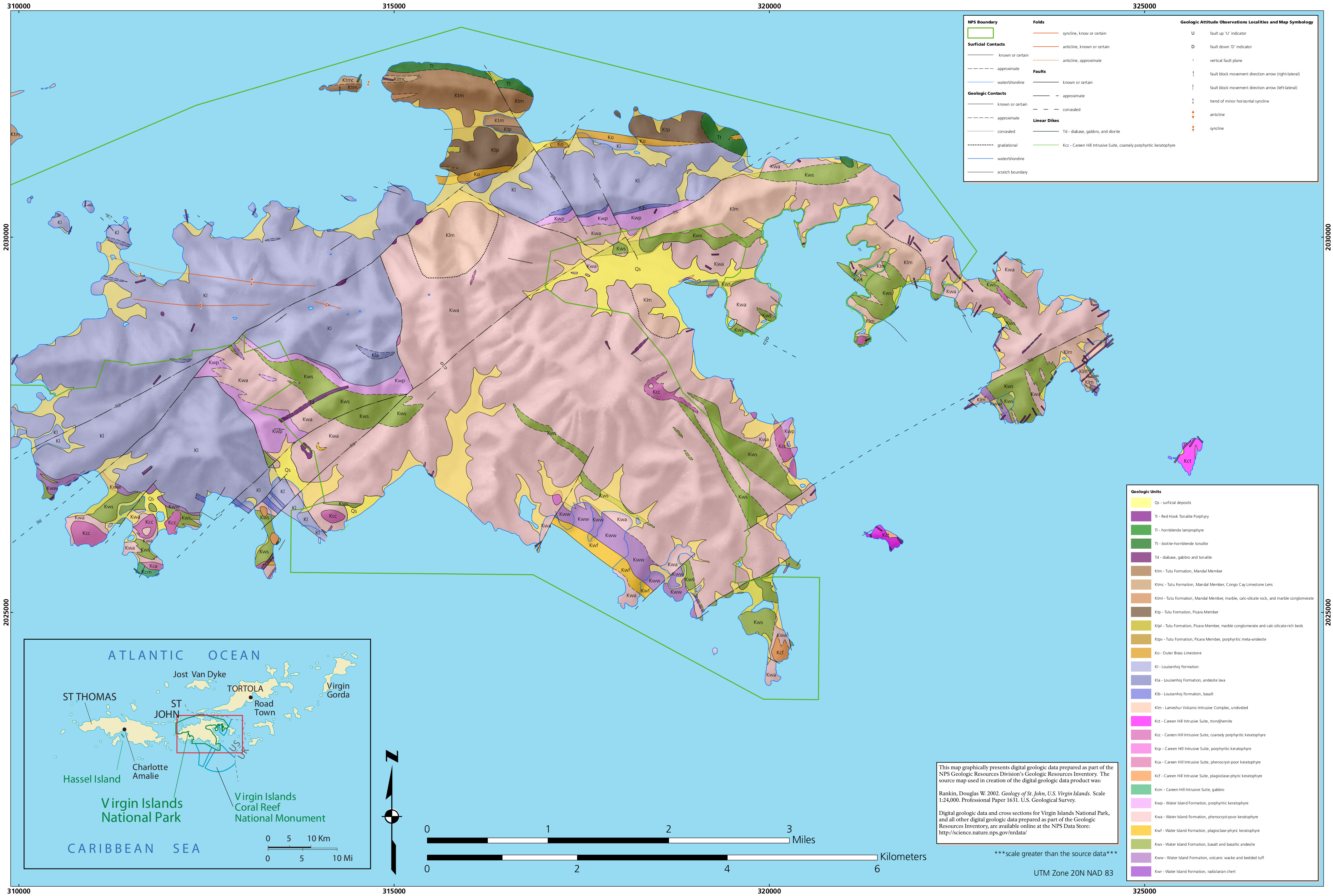 st thomas virgin islands map