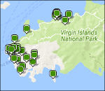 Virgin Islands lodging map