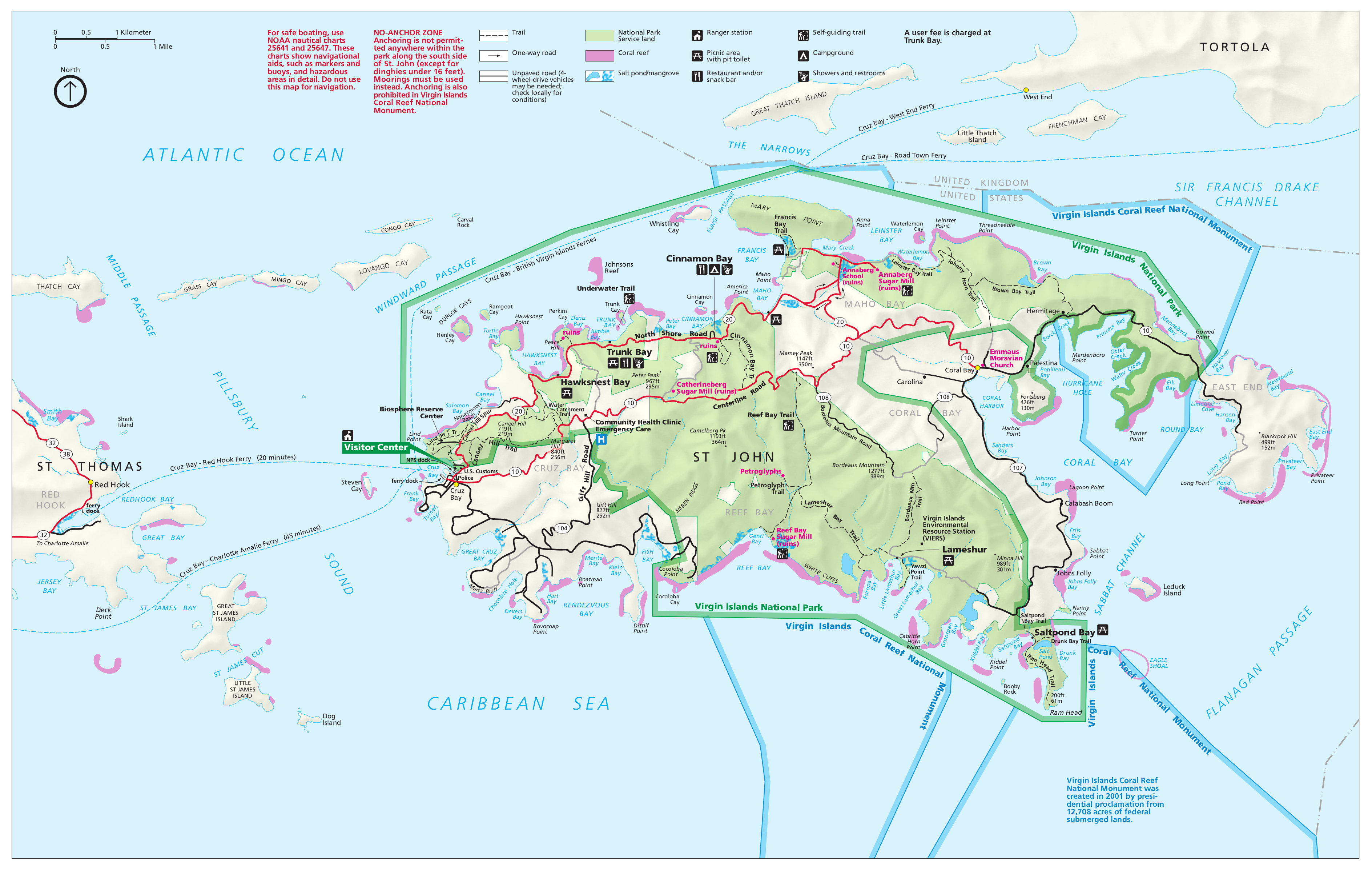 St John Usvi Map Virgin Islands Maps | Npmaps.com - Just Free Maps, Period.