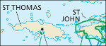 Virgin Islands regional map