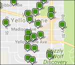 Interactive Yellowstone lodging map