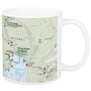 Yellowstone National Park map mug
