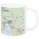 Yellowstone National Park map mug