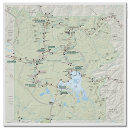 Yellowstone National Park map poster