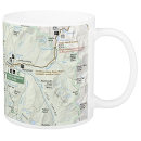 Yosemite National Park map mug
