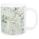 Yosemite National Park map mug