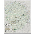 Yosemite National Park map poster