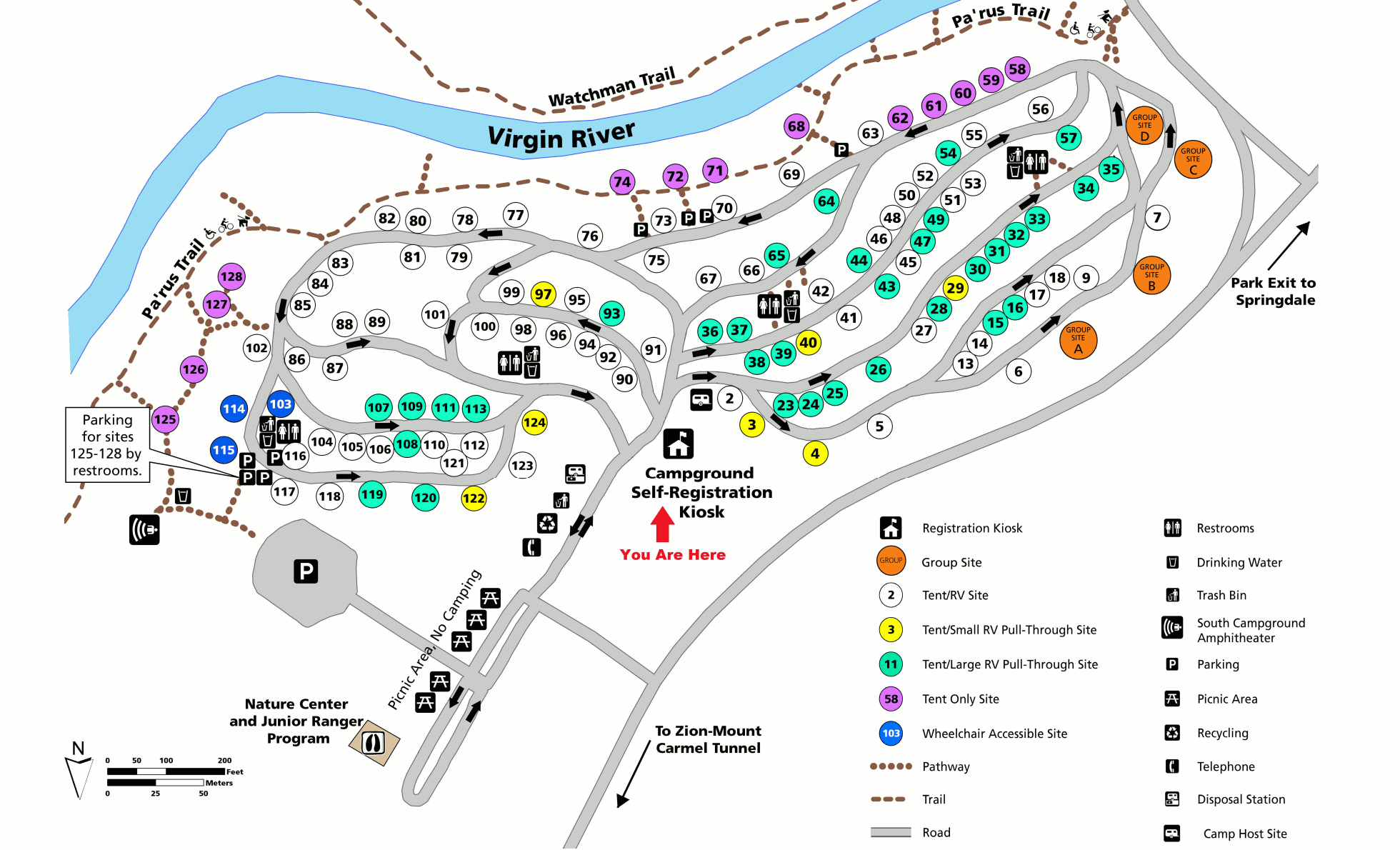 Zion National Park Map And Guide