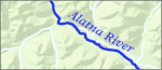Alatna River map