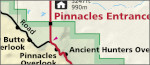 Badlands National Park map